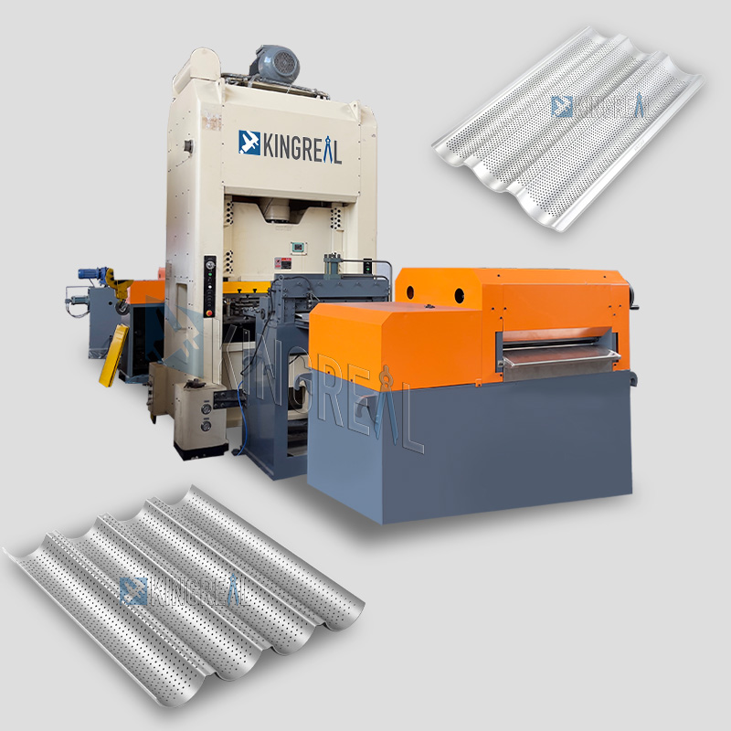 Metal Baget Tablası Delikli Punch Hazırlayan Maşın